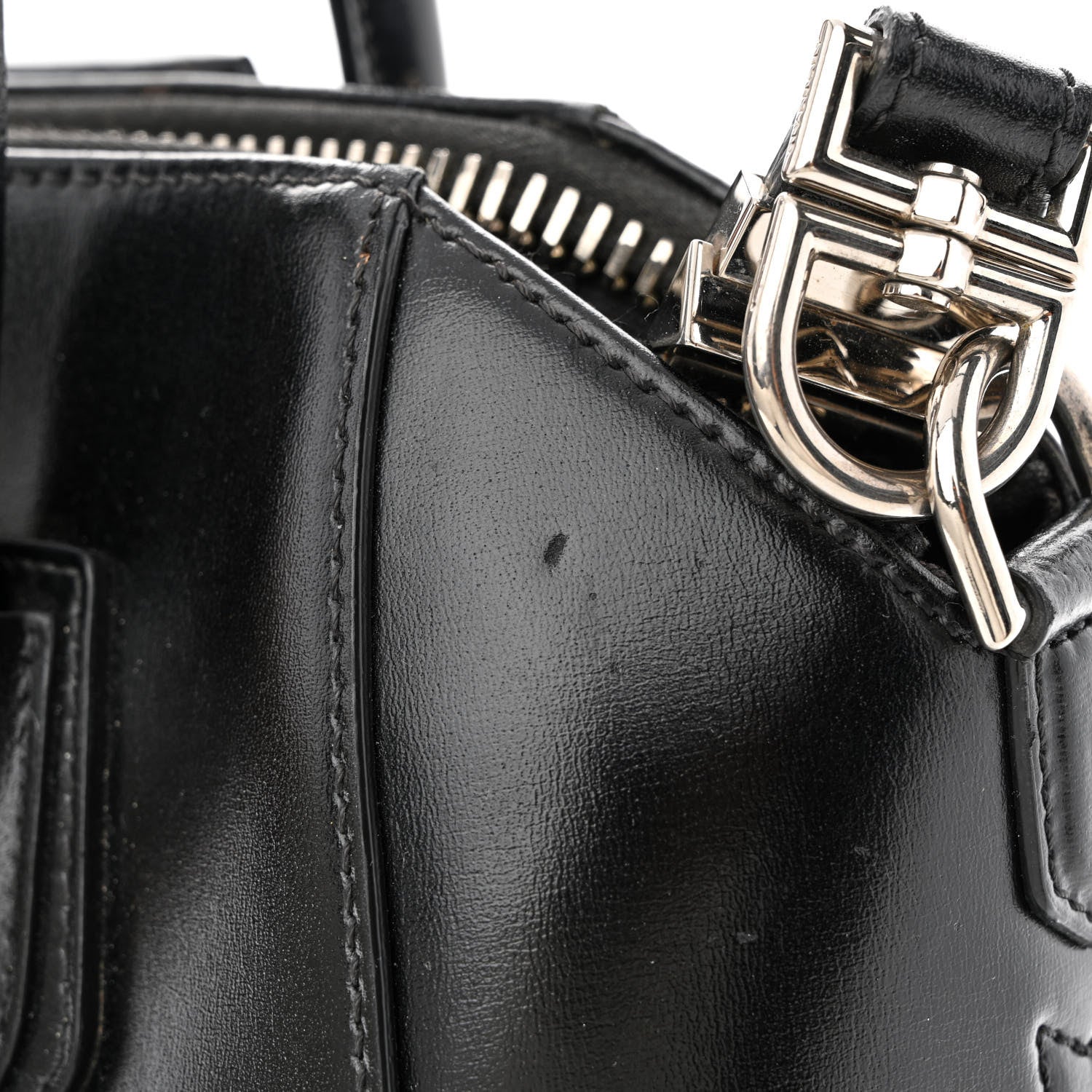 Givenchy Shiny Lord Calfskin Small Antigona Black 14 of 22