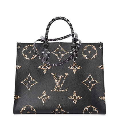 Louis Vuitton Monogram Giant Jungle Onthego GM Black 1 of 11