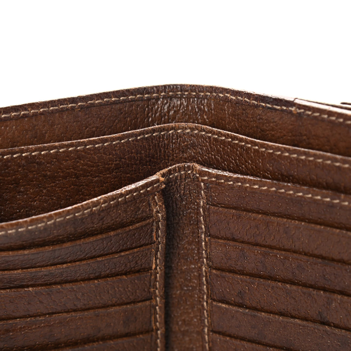Monogram Piston Lock Compact Wallet Beige