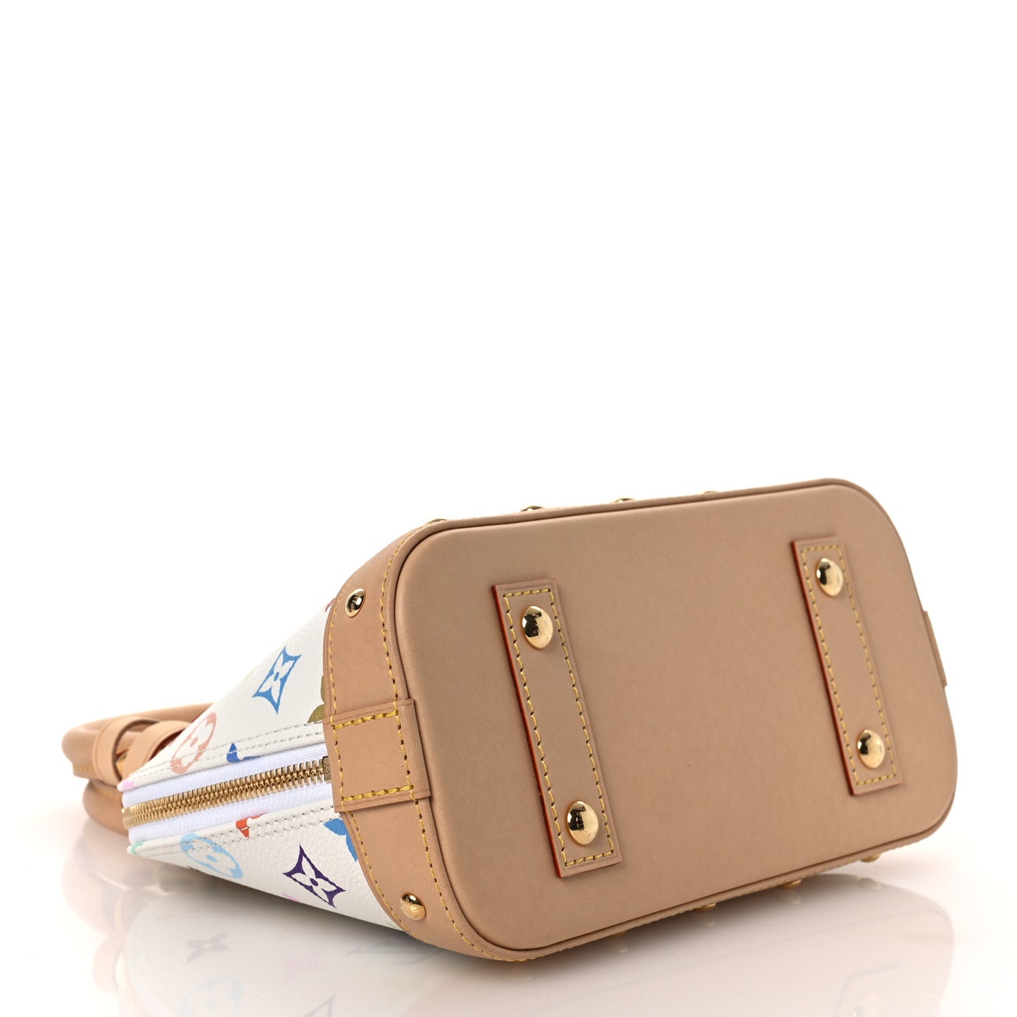 LV x TM Monogram Multicolor Alma BB White