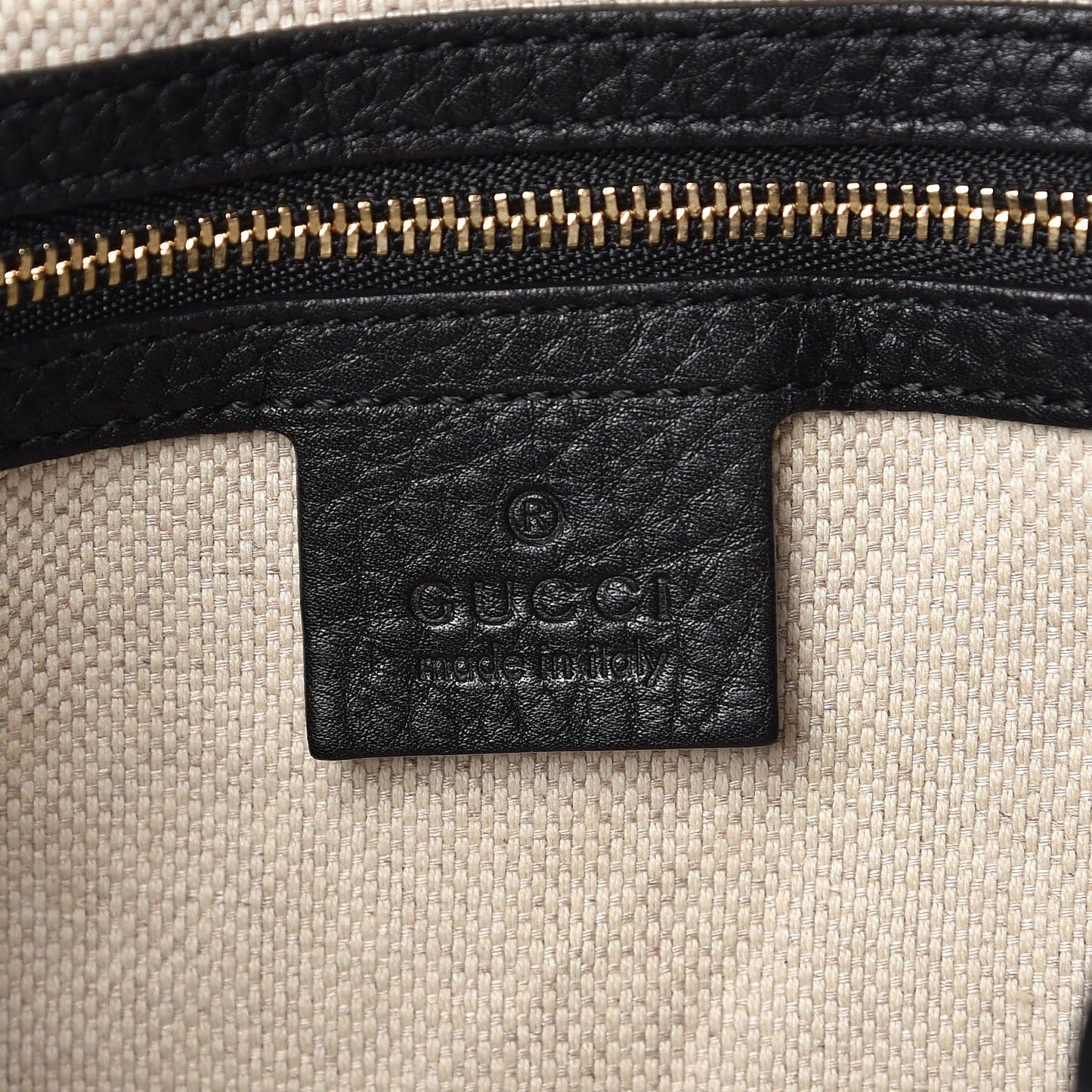 Pebbled Calfskin Medium Soho Chain Shoulder Bag Black