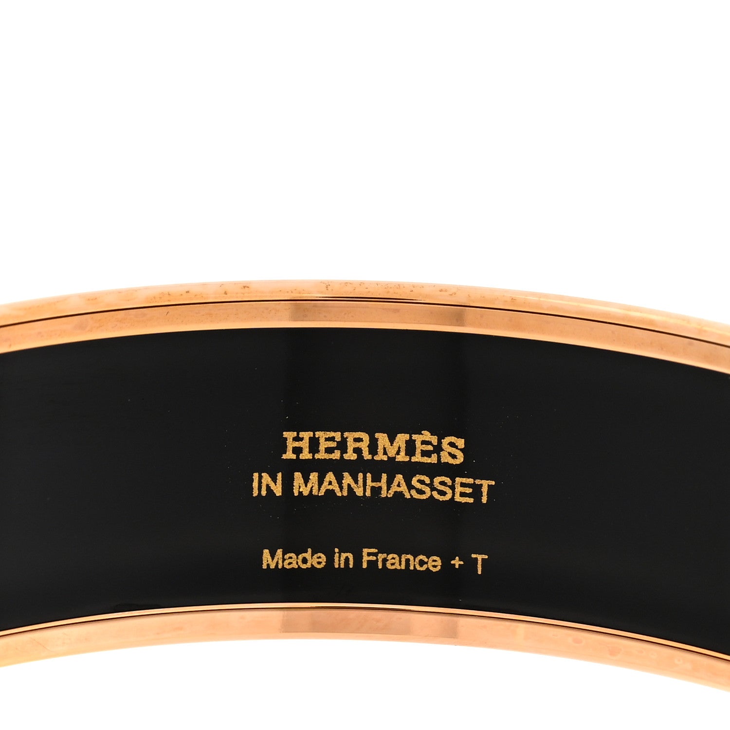 Hermes Enamel Printed Wide Les Léopards Bracelet 65 Rose Couture 4 of 4