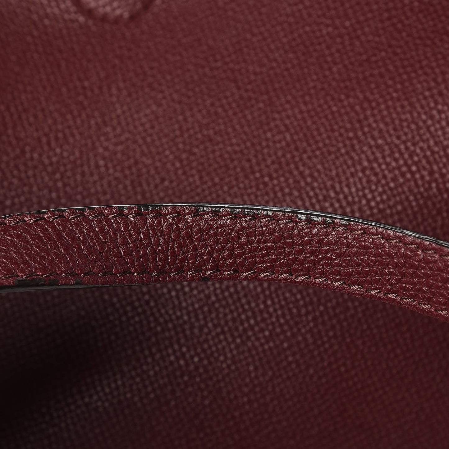 Grainy Calfskin Medium Honeybrook Tote Dark Plum