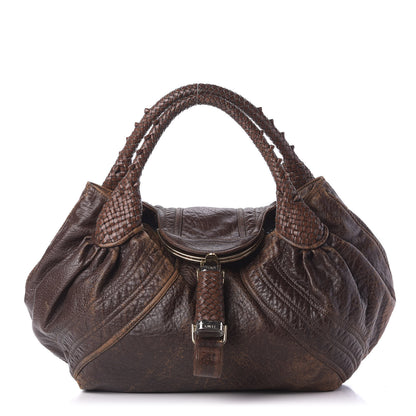 Fendi Nappa Nuvolata Spy Cognac 1 of 9