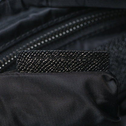 Burberry Smoked Check Crossbody Messenger Bag Black 7 of 10