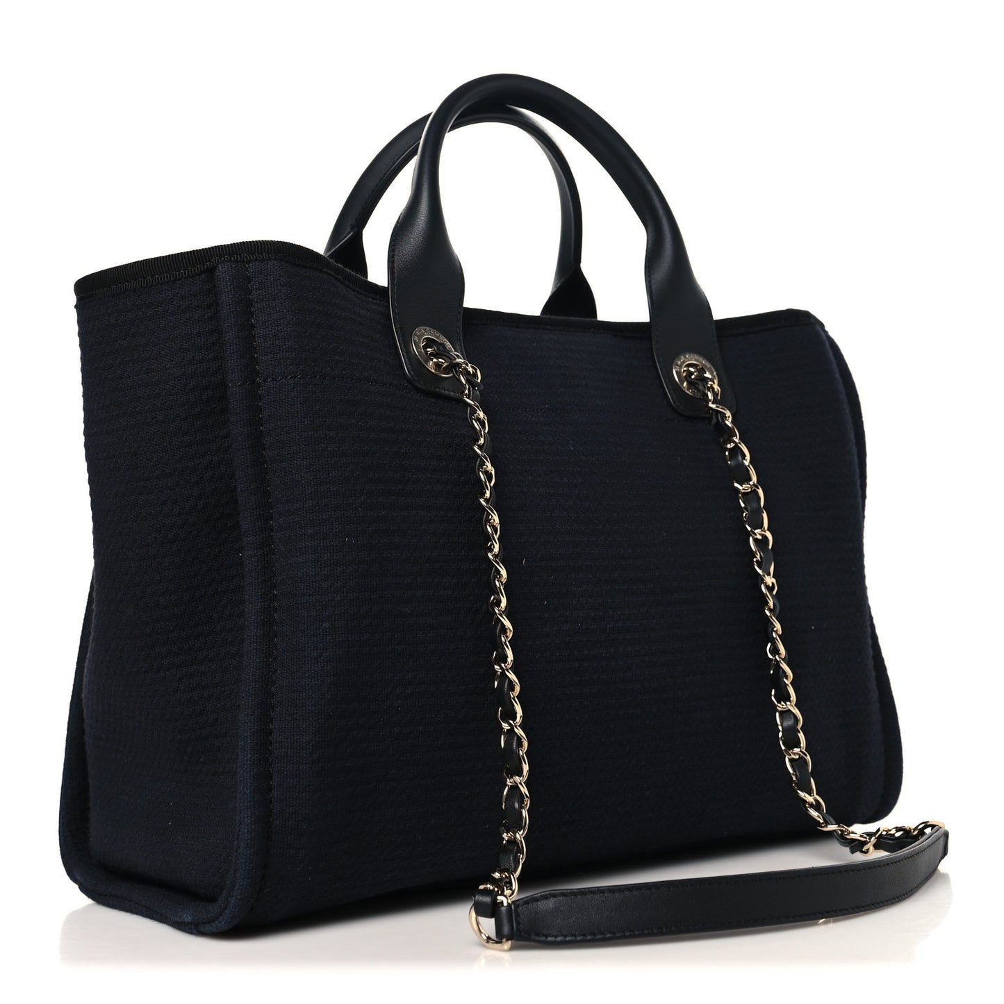 Mixed Fibers Small Deauville Tote Black
