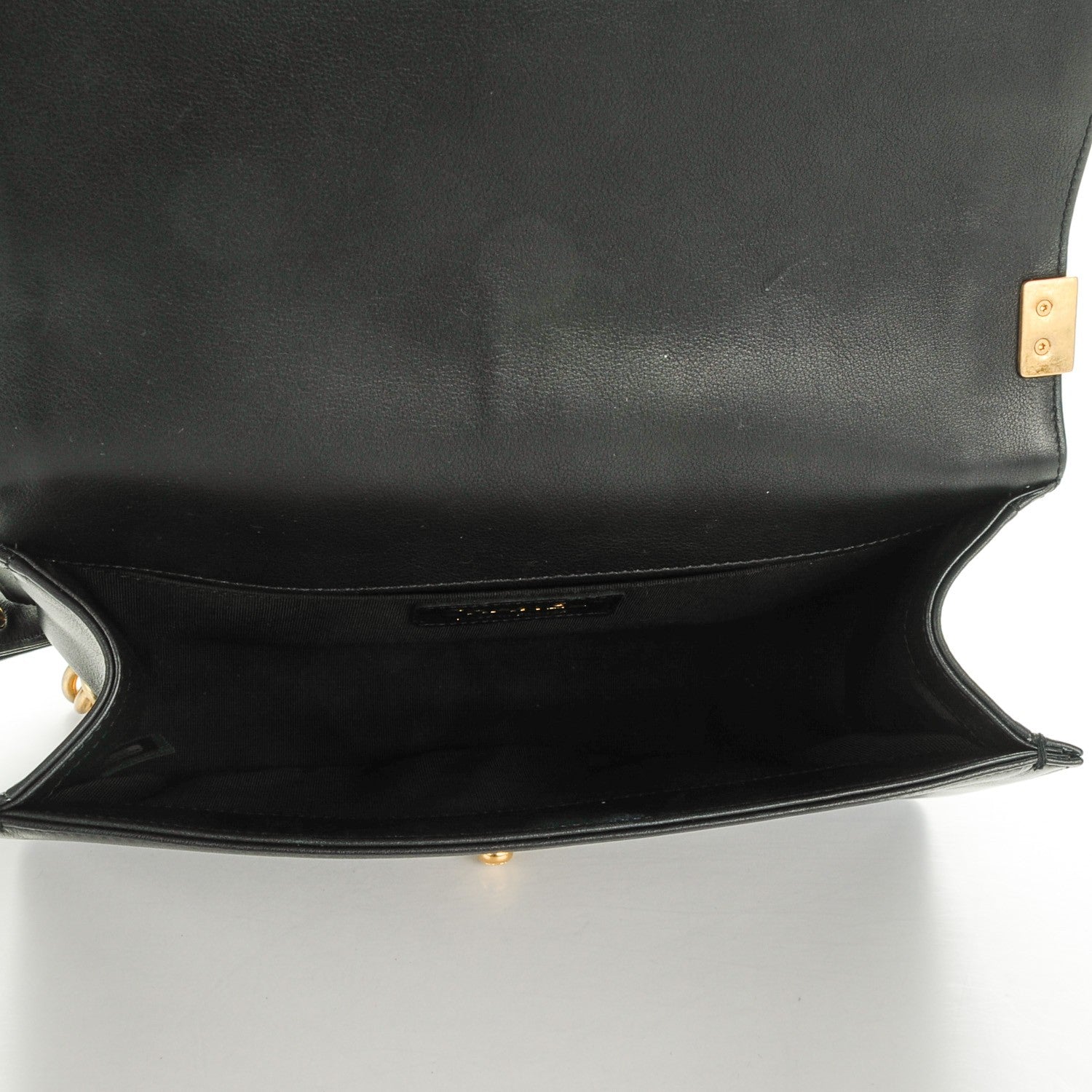 Chanel Lambskin Quilted Medium Boy Flap Black 5 of 7