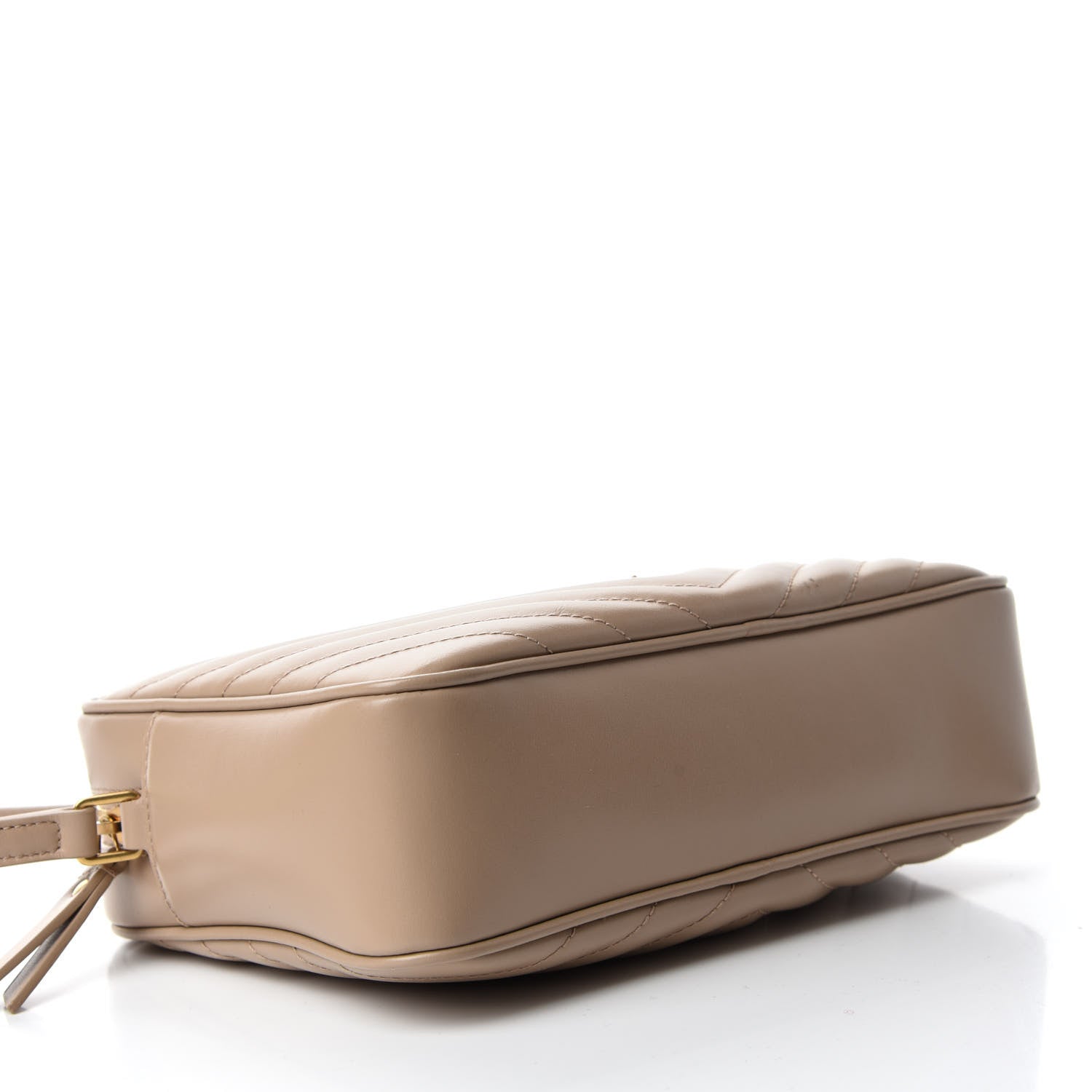 Saint Laurent Calfskin Matelasse Monogram Lou Camera Bag Dark Beige 4 of 10
