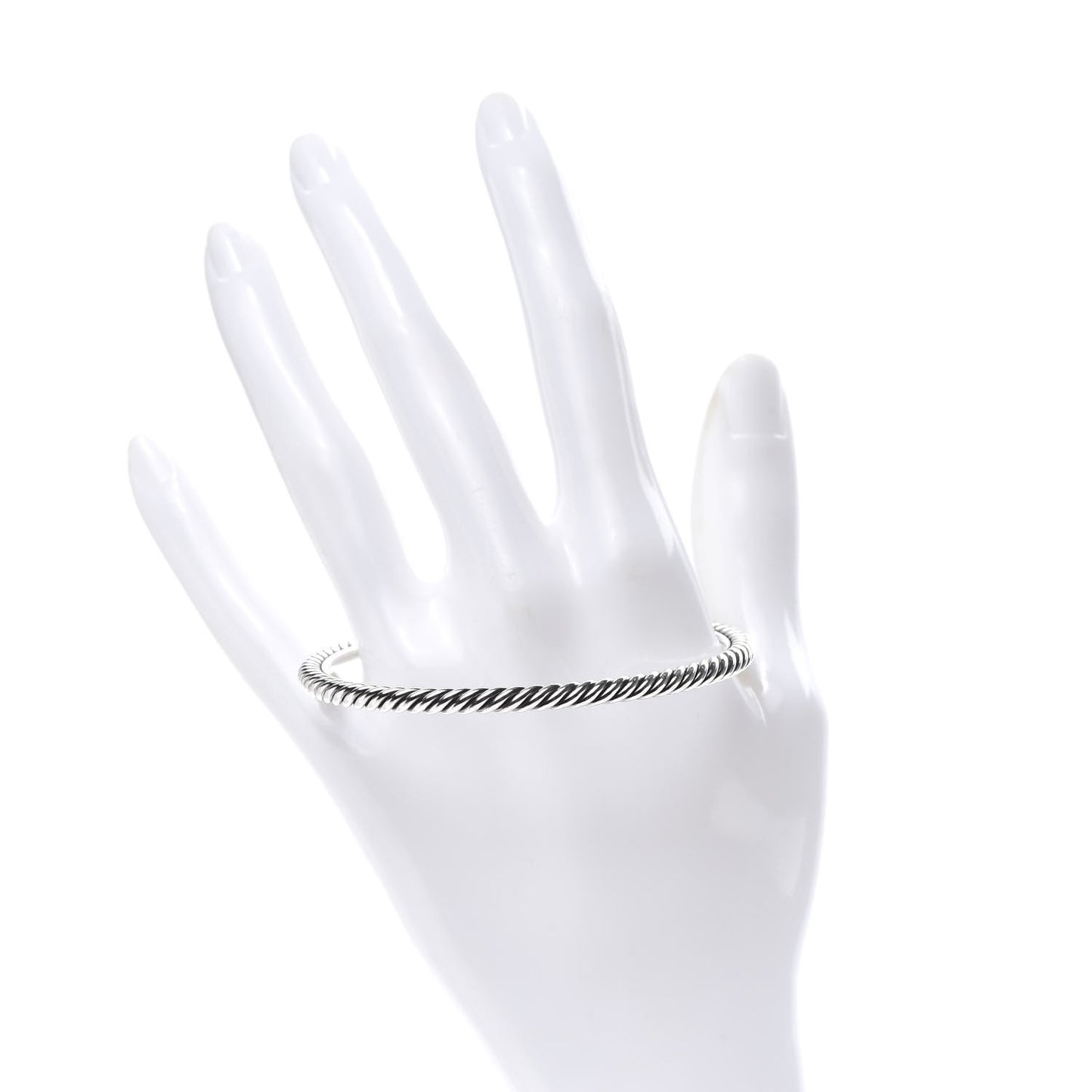 Sterling Silver 4mm Cable Classics Bangle Bracelet