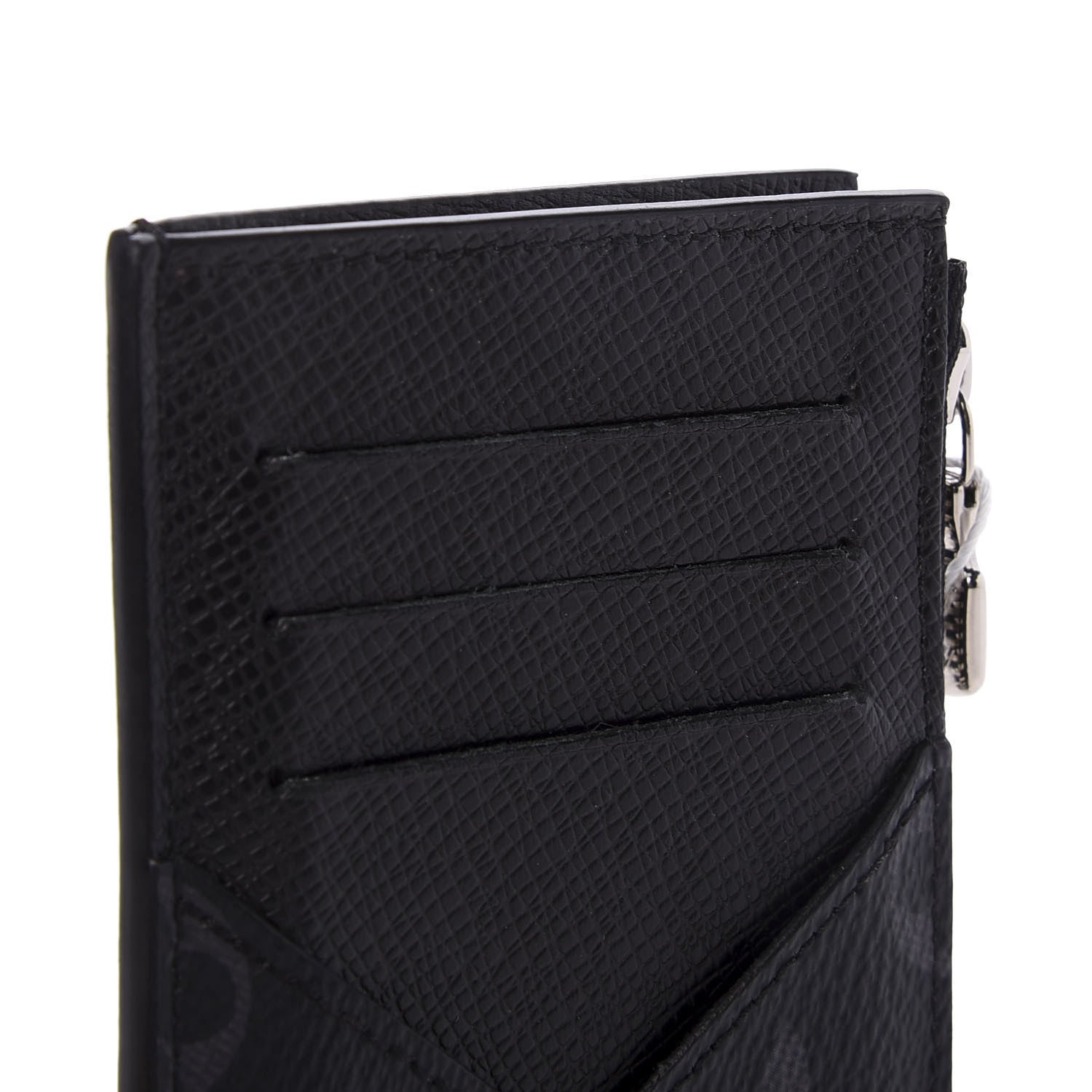 Louis Vuitton Monogram Eclipse Taiga Coin Card Holder 7 of 8