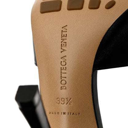Bottega Veneta Lambskin Stretch Mule Sandals 39.5 Black 7 of 10