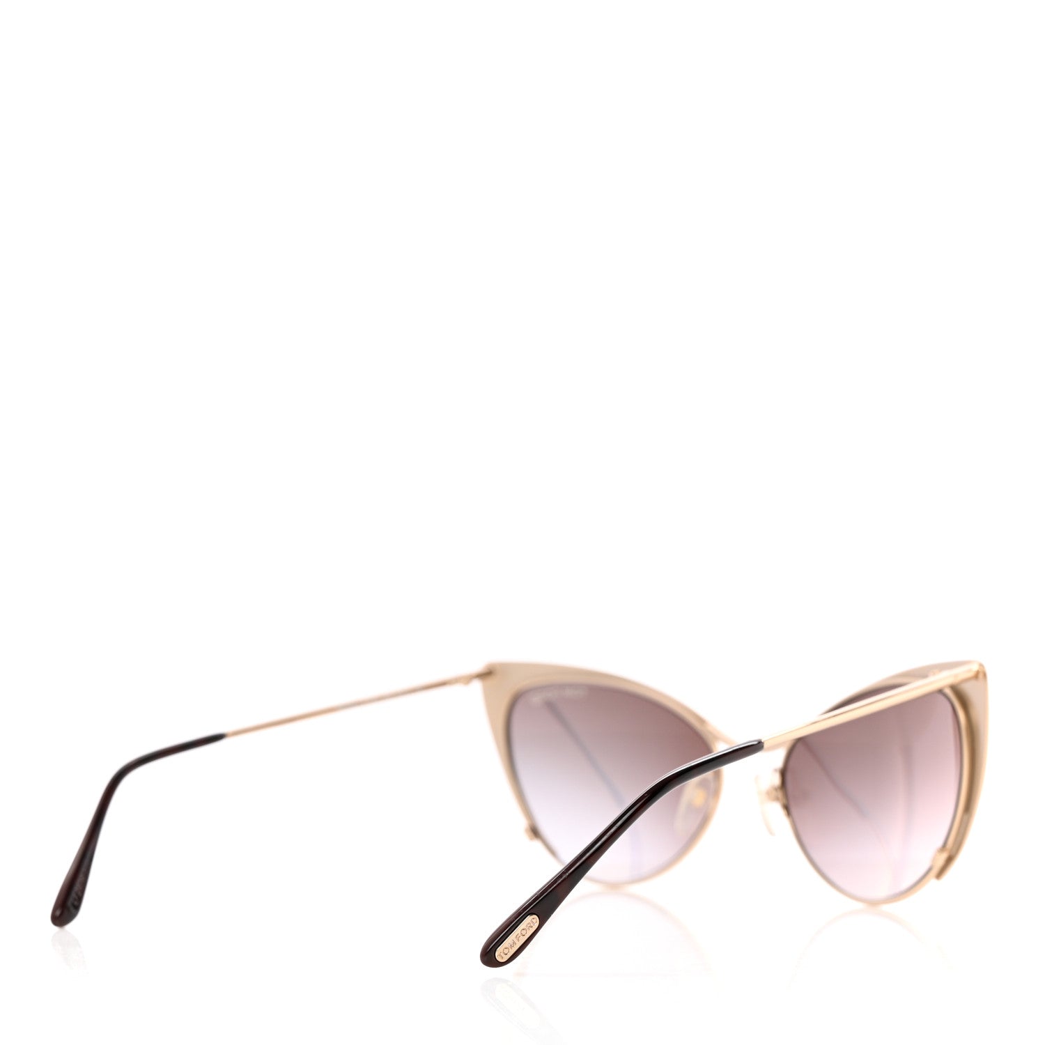 Tom Ford Nastasya Cat Eye Sunglasses TF304 Gold 4 of 9