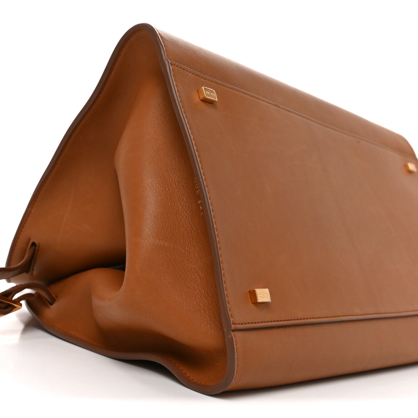 Polished Saddle Calfskin Soft Margaux 15 Cuir