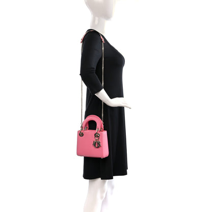 Christian Dior Lizard Mini Lady Dior Pink 2 of 8