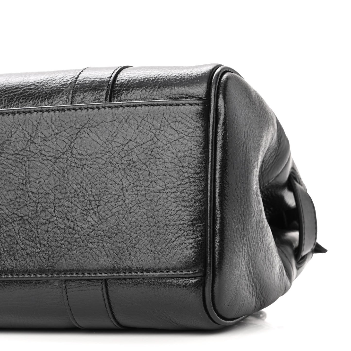 Soft Shine Calfskin Small Bayswater Black