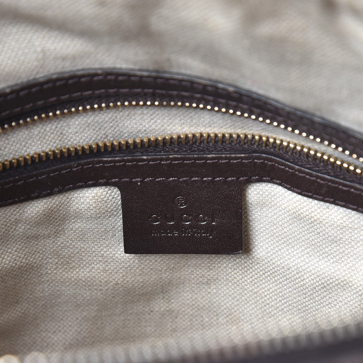 Monogram Vintage Web Medium Boston Dark Brown