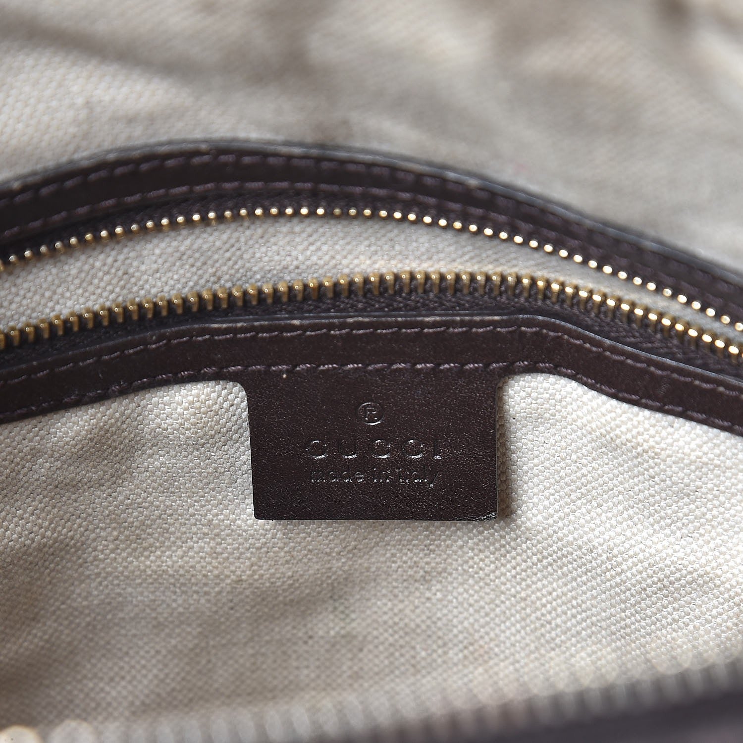 Gucci Monogram Vintage Web Medium Boston Dark Brown 6 of 28