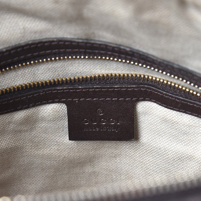 Gucci Monogram Vintage Web Medium Boston Dark Brown 6 of 28