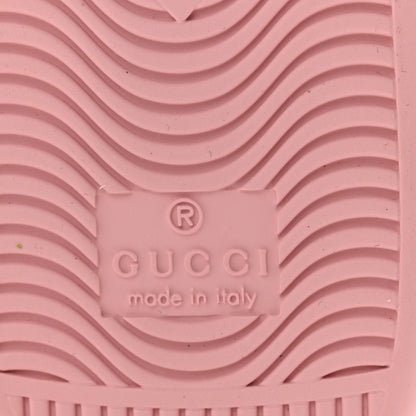 Gucci Miro Soft Calfskin Interlocking G Perforated Womens Ace Sneakers 36.5 Wild Rose Lapis 7 of 10