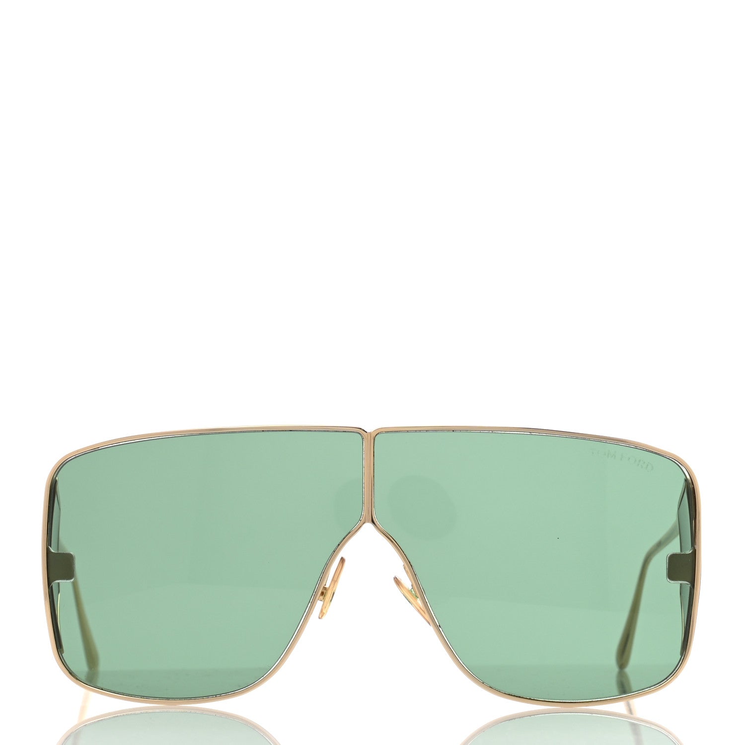 Tom Ford Square Spector Sunglasses TF 708 Green 2 of 7