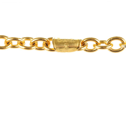 Chanel Logo Necklace Gold 4 of 4
