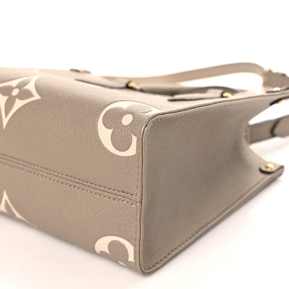 Louis Vuitton Empreinte Monogram Giant Onthego PM Tourterelle Creme 8 of 9