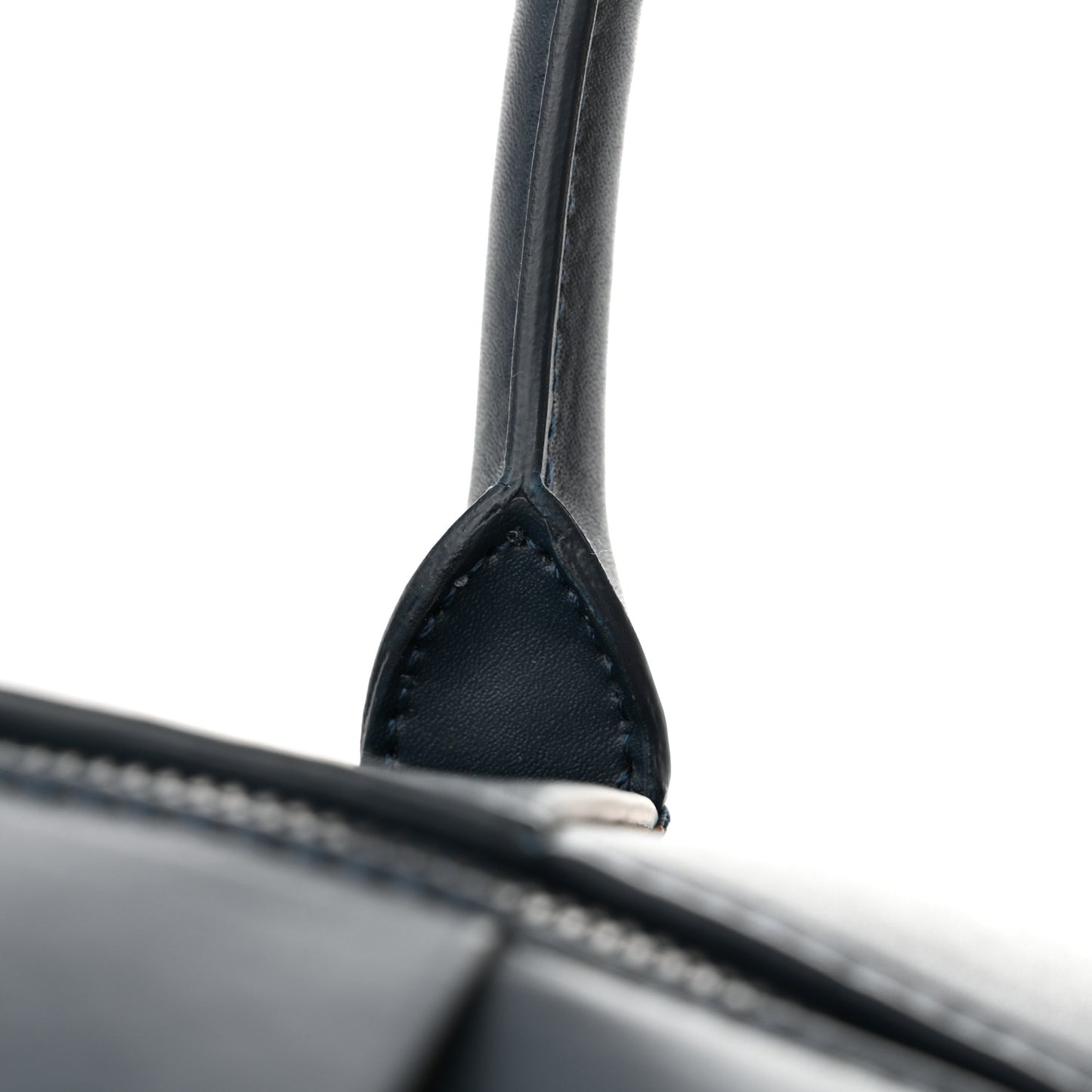 Calfskin Maxi Intrecciato Arco Briefcase Deep Blue
