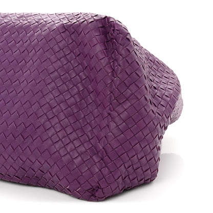 Bottega Veneta Nappa Intrecciato Large Cesta Tote Eggplant Eggplant 10 of 11