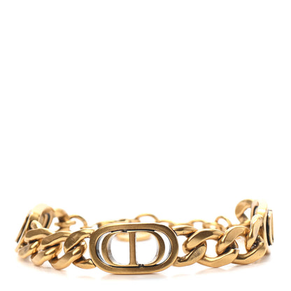 Christian Dior Metal CD Chain Bracelet Gold 1 of 3