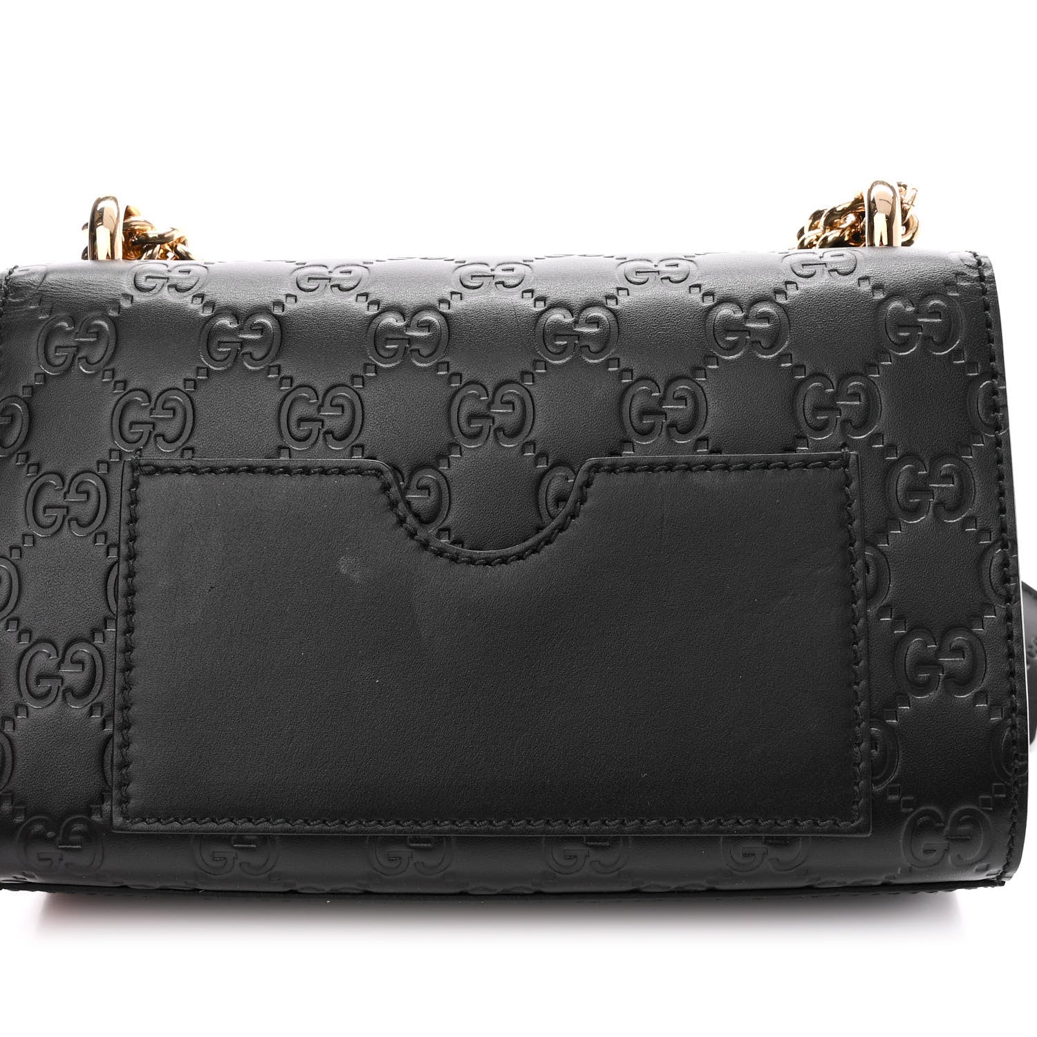 Gucci Guccissima Small Padlock Shoulder Bag Black 16 of 16