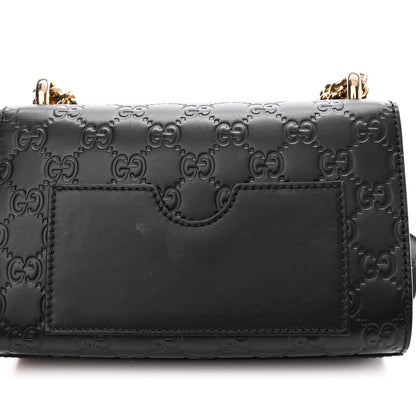 Gucci Guccissima Small Padlock Shoulder Bag Black 16 of 16