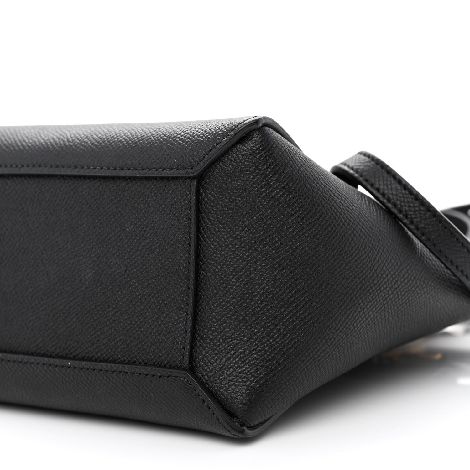 Celine Grained Calfskin Nano Belt Bag Black 10 of 11