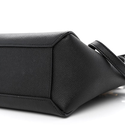 Celine Grained Calfskin Nano Belt Bag Black 10 of 11