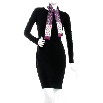 Louis Vuitton Silk Monogram Splash Bandeau Purple 2 of 4