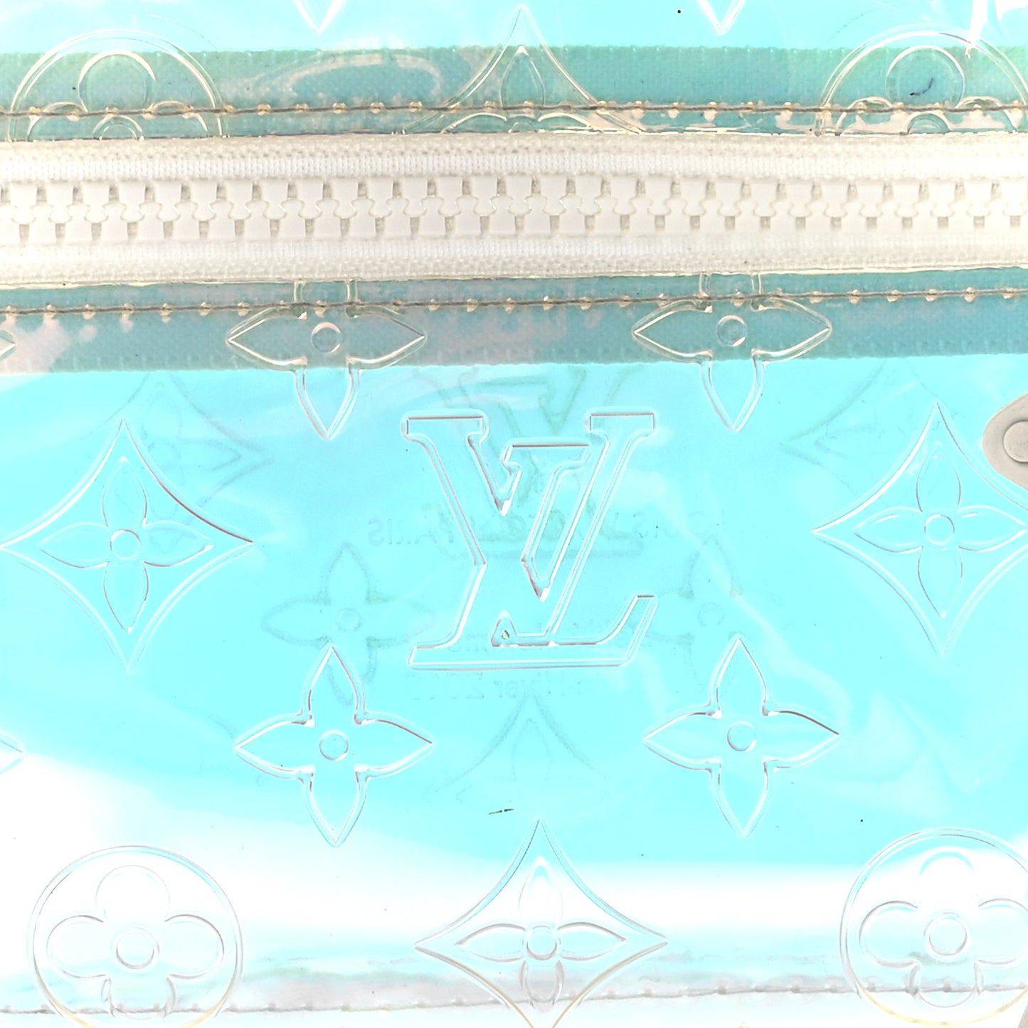 PVC Monogram Pochette Volga Iridescent Prism