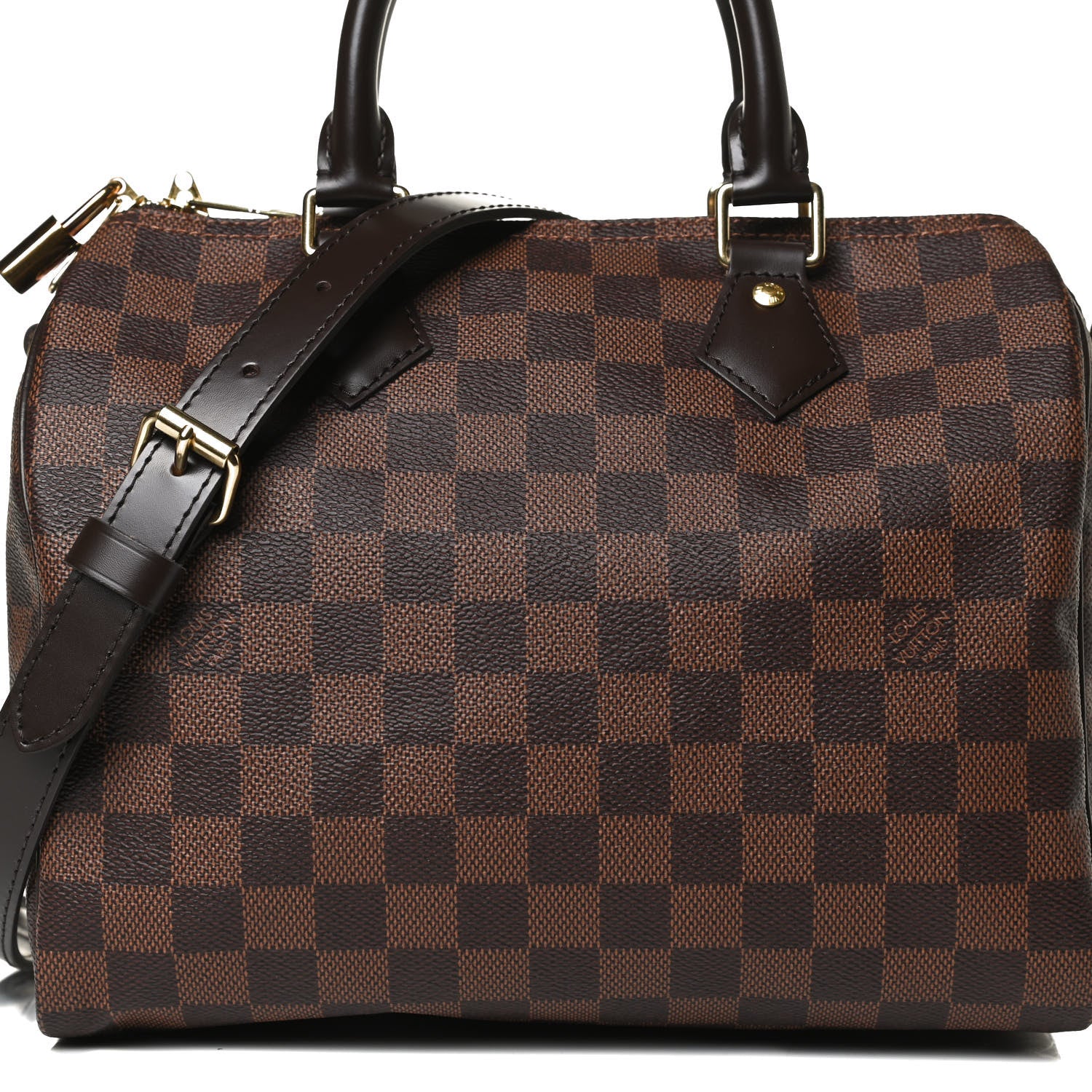 Louis Vuitton Damier Ebene Speedy Bandouliere 25 8 of 12