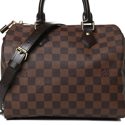 Louis Vuitton Damier Ebene Speedy Bandouliere 25 8 of 12