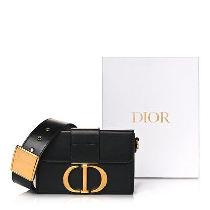 Christian Dior Box Calfskin 30 Montaigne Box Bag Black 15 of 15