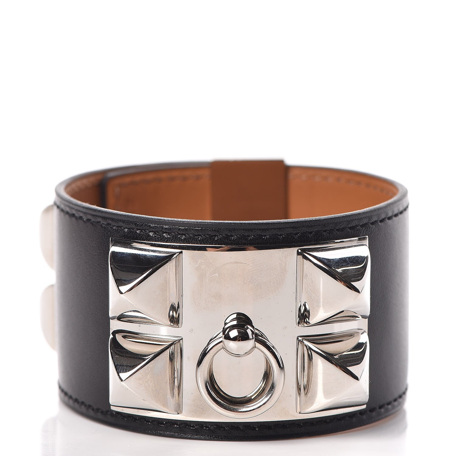 Hermes Box Collier de Chien CDC Bracelet L Black 3 of 7