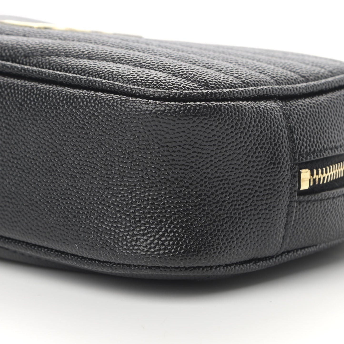 Grain De Poudre Matelasse Monogram Mini Lou Camera Bag Black