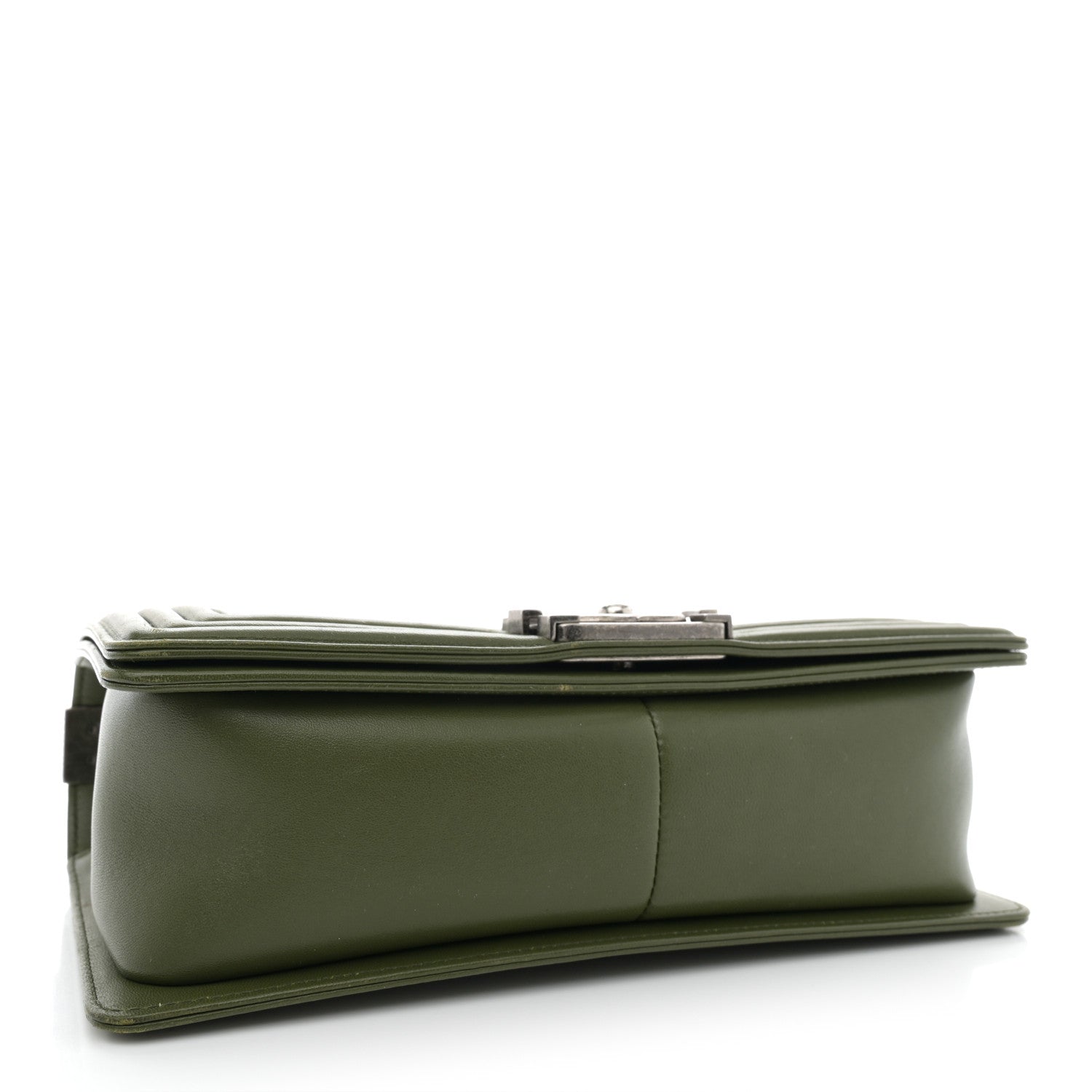 Chanel Lambskin Quilted Medium Boy Flap Green 4 of 14