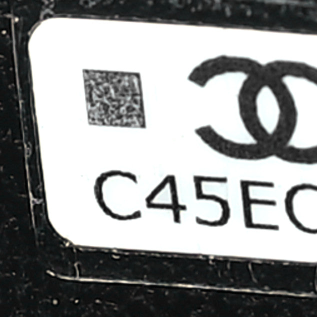 Chanel Caviar Quilted Polly Pocket East West Top Vanity With Chain Black 7 of 10