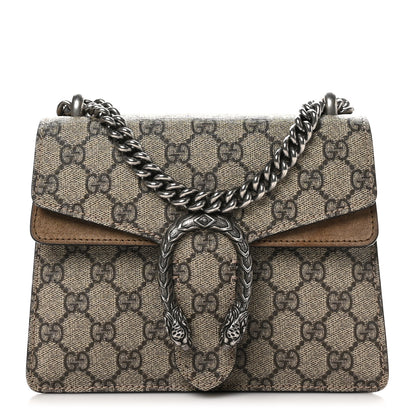 Gucci GG Supreme Monogram Mini Dionysus Shoulder Bag Taupe 1 of 10
