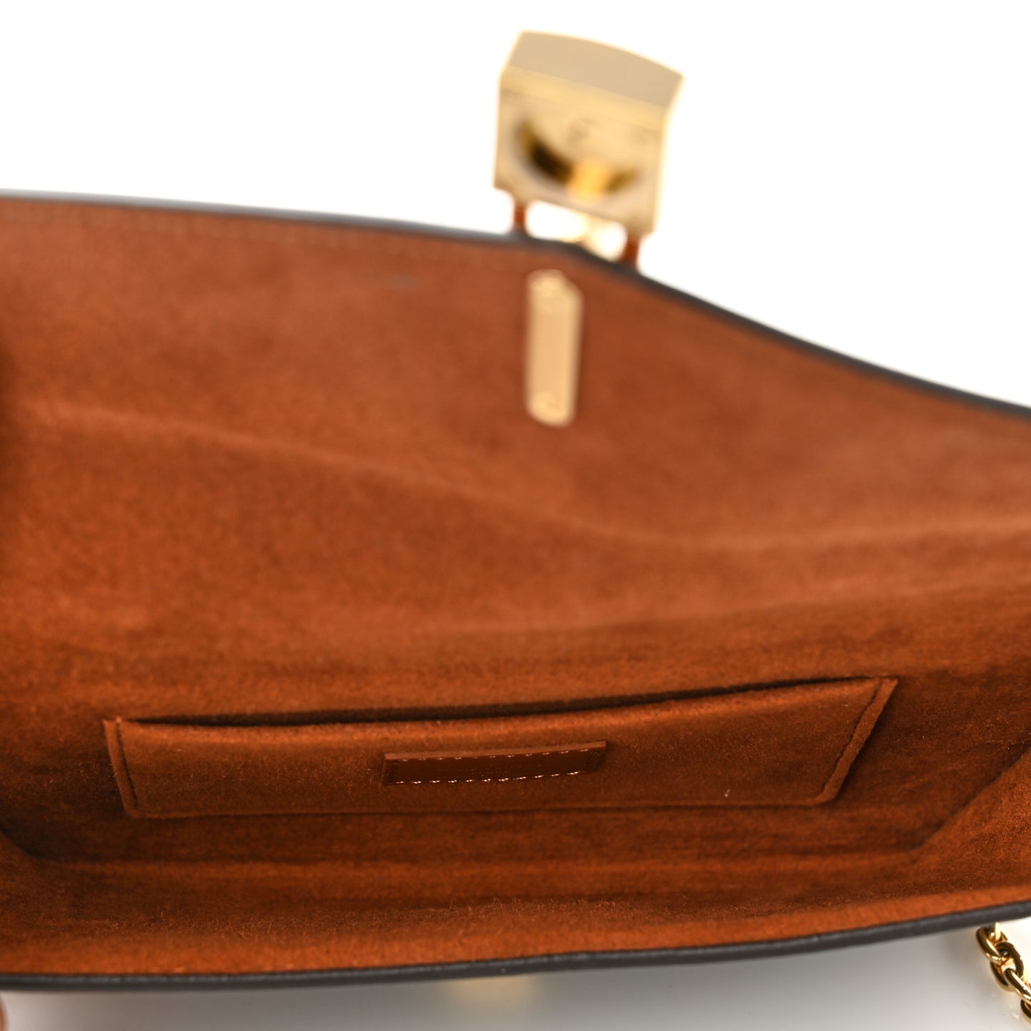 Monogram Padlock On Strap Caramel