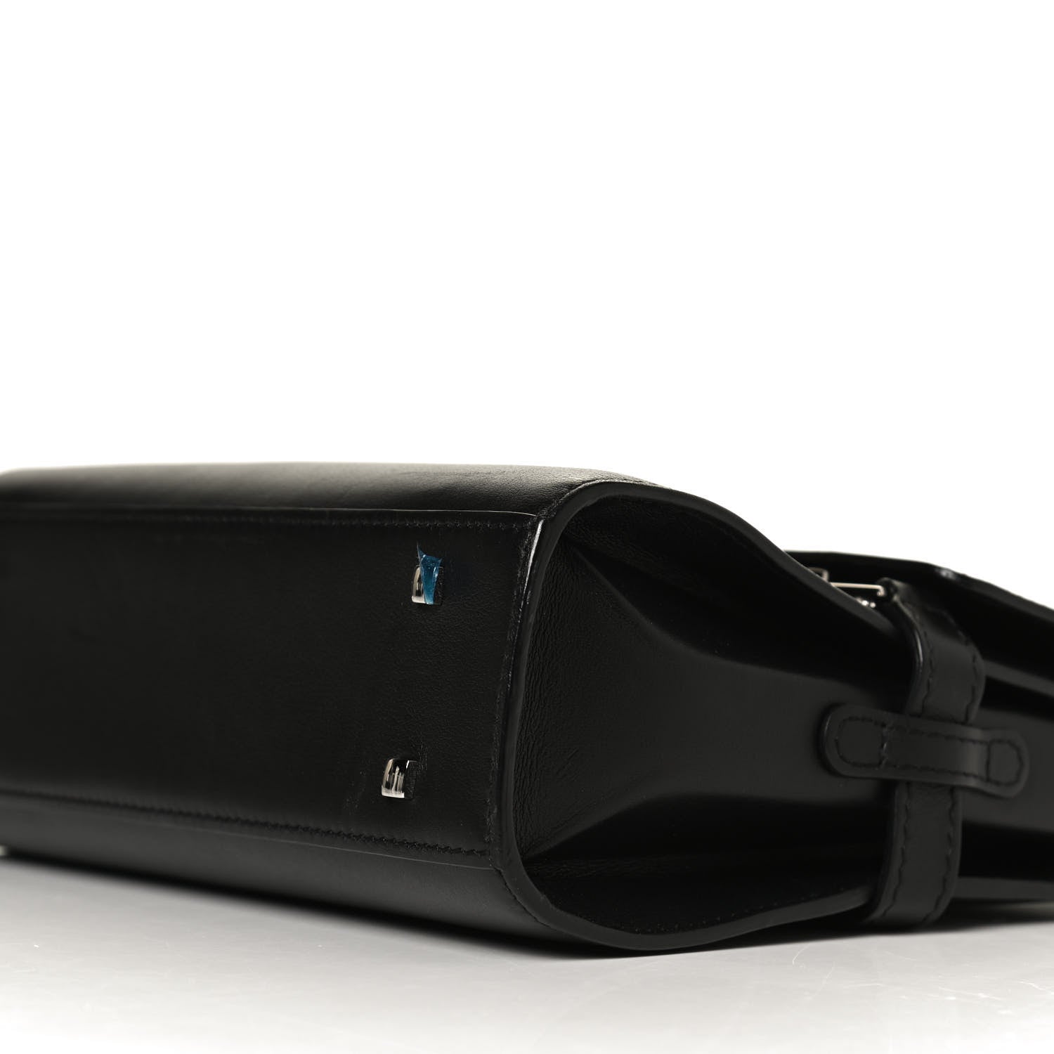 Delvaux Smooth Calfskin Mini Tempete Satchel Black 10 of 13