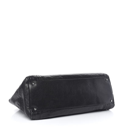 Chanel Glazed Caviar East West Modern Chain Tote Black 4 of 16