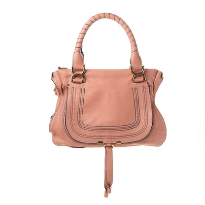 Chloe Calfskin Large Marcie Satchel Pink 1 of 8