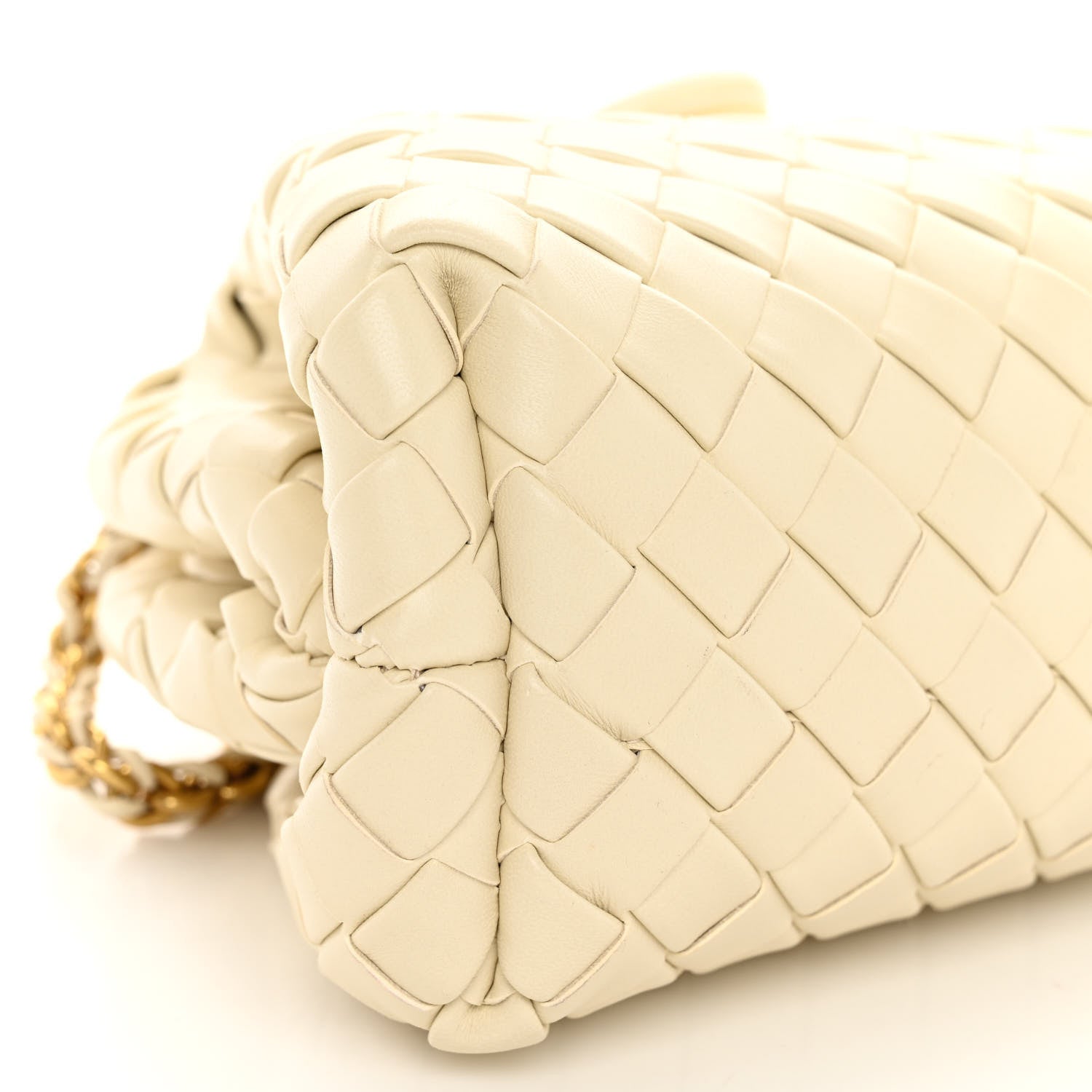Bottega Veneta Nappa Intrecciato Teen The Lauren 1980 Clutch With Chain String 8 of 9