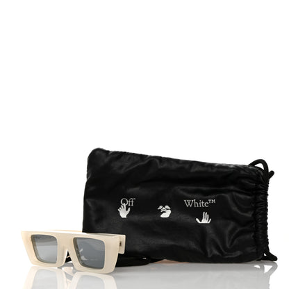Off-White Acetate Marfa Sunglasses Beige 8 of 8