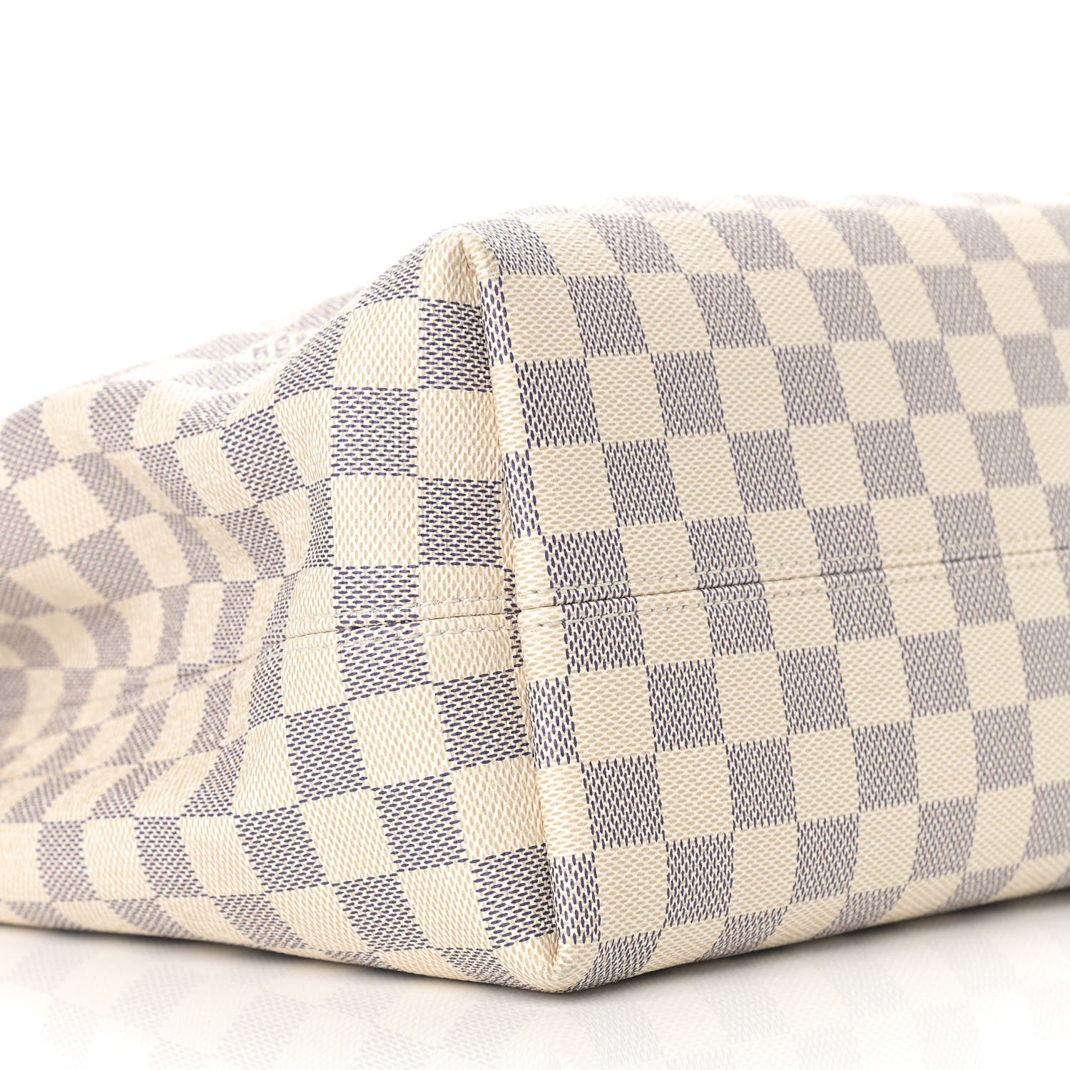 Louis Vuitton Damier Azur Graceful MM Rose Ballerine 7 of 8